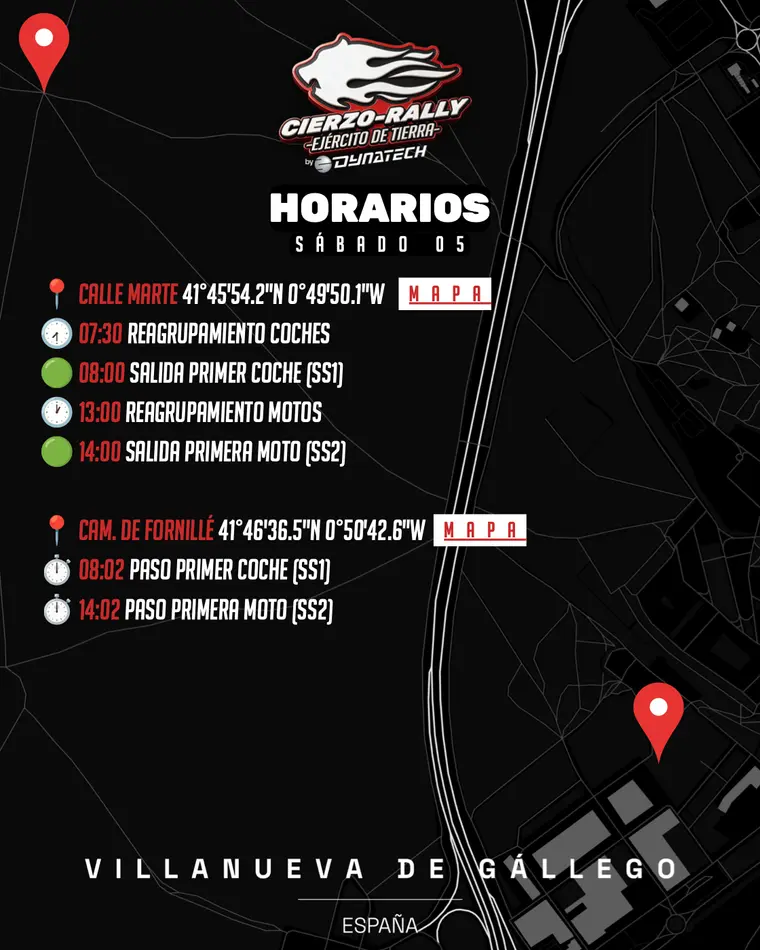 Horarios y puntos de interés en Villanueva de Gállego: Calle Marte, Cam. de Fornillé